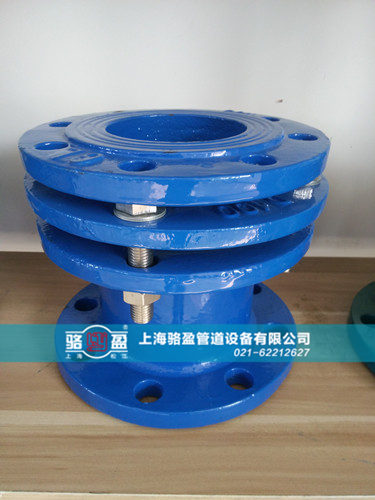 四川省甘孜市瀘定縣單法蘭限位伸縮接頭實圖